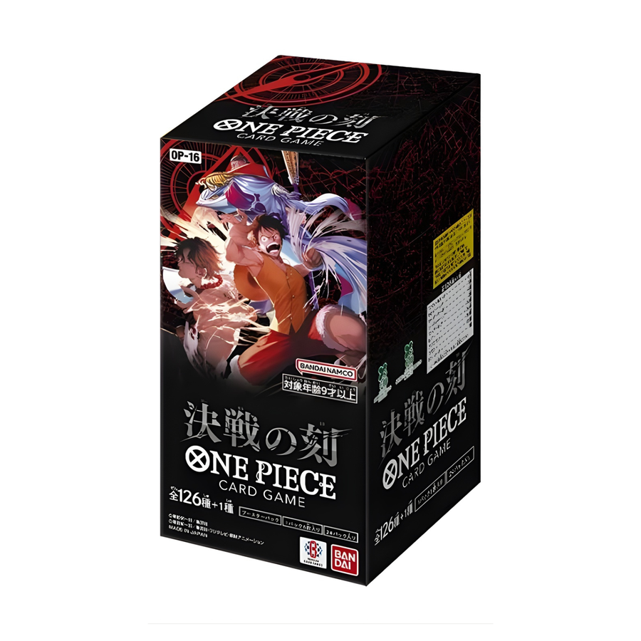 One Piece Card Game OP-16 The Time of Battle Booster Box, japansk utgåva