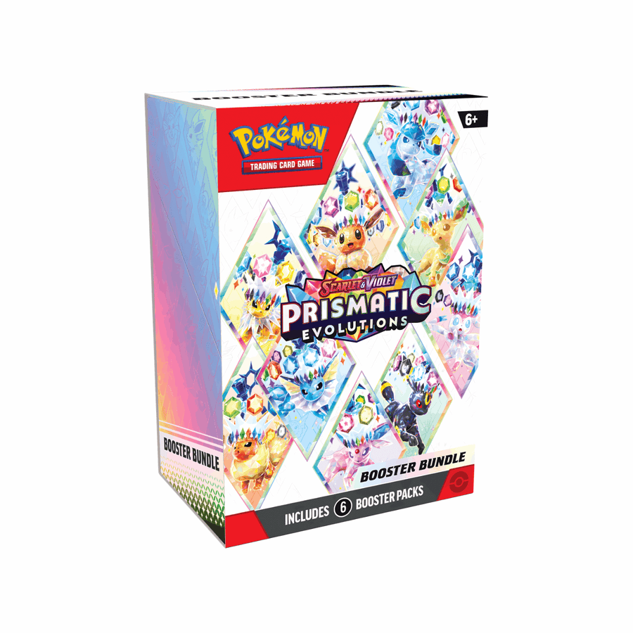 Pokémon Prismatic Evolutions Booster Bundle, engelsk utgåva